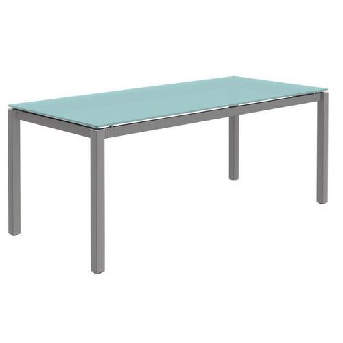Annonce: Magnifique Bureau droit direction plateau verre trempée