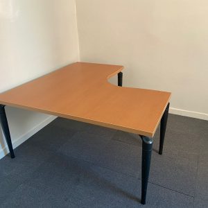 Annonce Bureau Angle Samas 160x160cm merisier