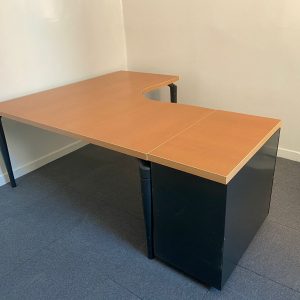 Annonce Bureau Angle Samas avec caisson 3 tiroirs