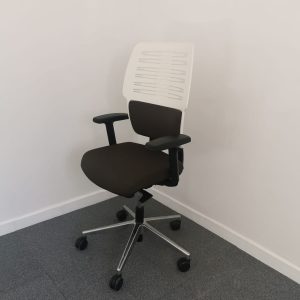 Annonce Chaise à roulette ergonomique Citizen blanche