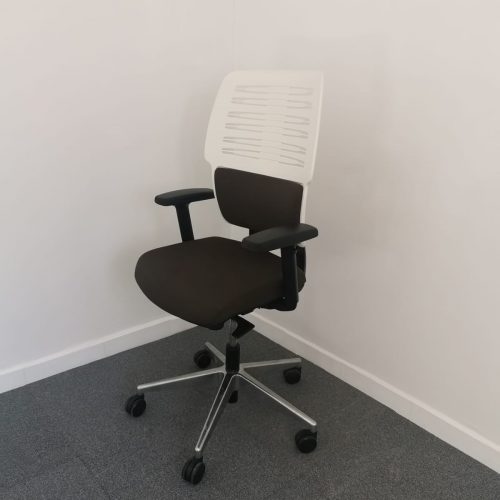 Annonce: Chaise à roulette ergonomique Citizen blanche