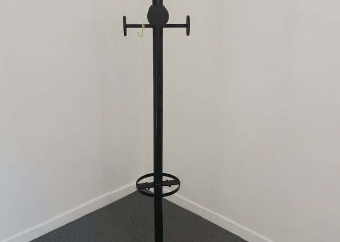 Image annonce: Porte manteau 8 patères noir et porte parapluie