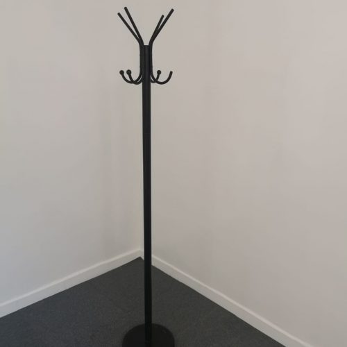 Annonce: Porte manteau 8 patères noir métallisé pour bureau