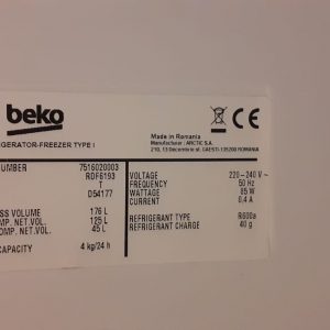 Annonce Vente Réfrigérateur BEKO presque neuf