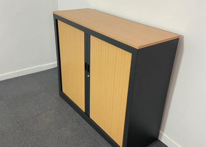 Image annonce: Armoire basse 120x100cm bi color marron
