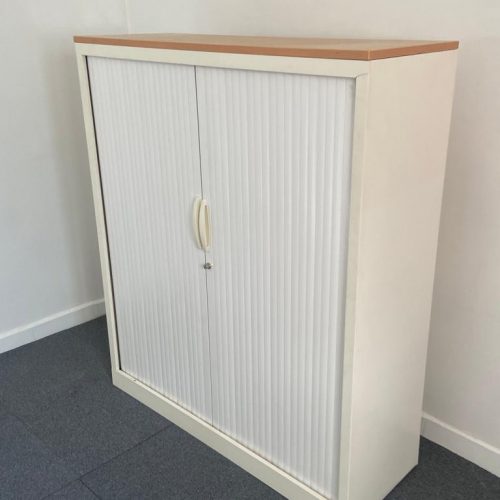 Annonce: Armoire Magencia 120x140cm blanche porte coulissante