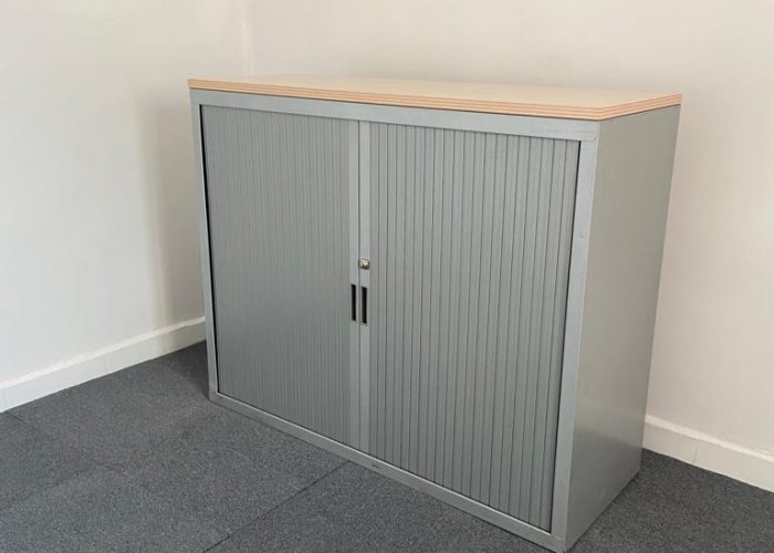 Image annonce: Armoire Marcadet 100x120cm gris métallisé
