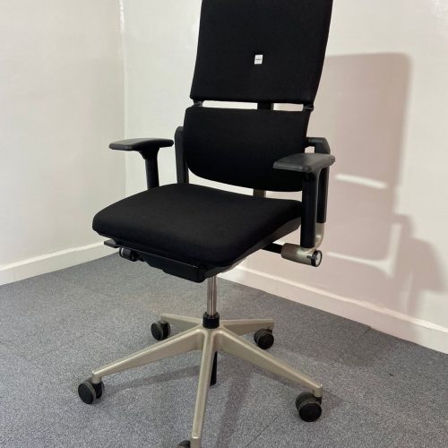 Annonce: Chaise Steelcase Please 2 noir double dossier
