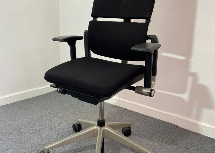 Image annonce: Chaise Steelcase Please 2 noir double dossier
