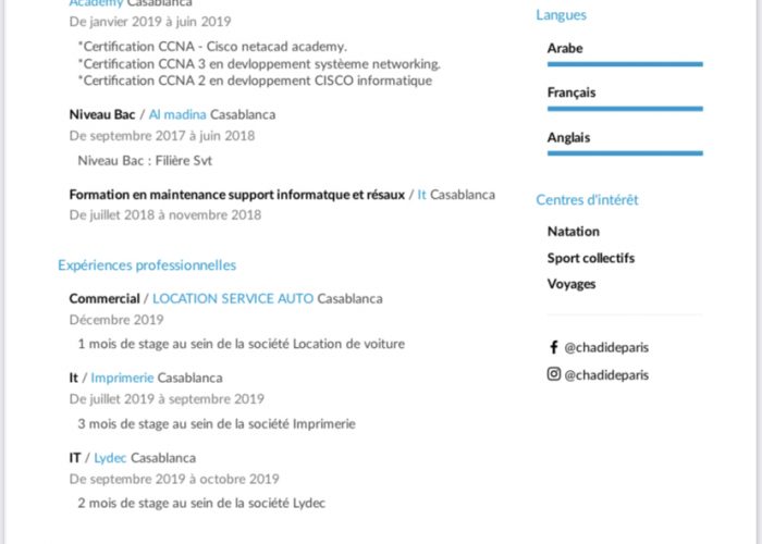 Image annonce: Je cherche de travailler