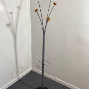 Annonce Porte manteau Alba 5 patères gris finition bois professionnels