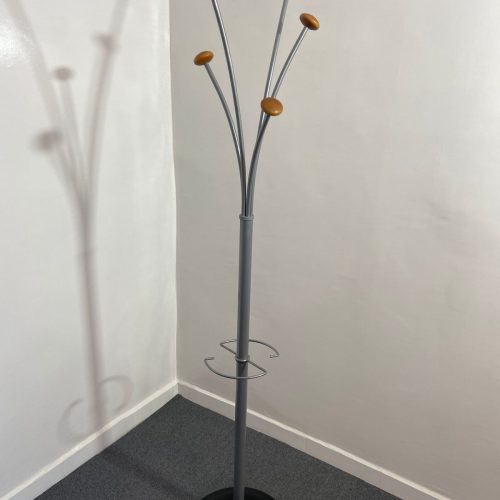 Annonce: Porte manteau Alba 5 patères gris finition bois professionnels