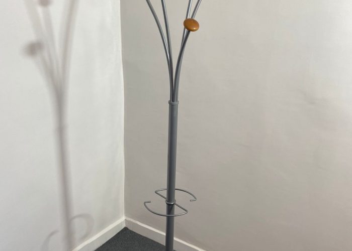 Image annonce: Porte manteau Alba 5 patères gris finition bois professionnels