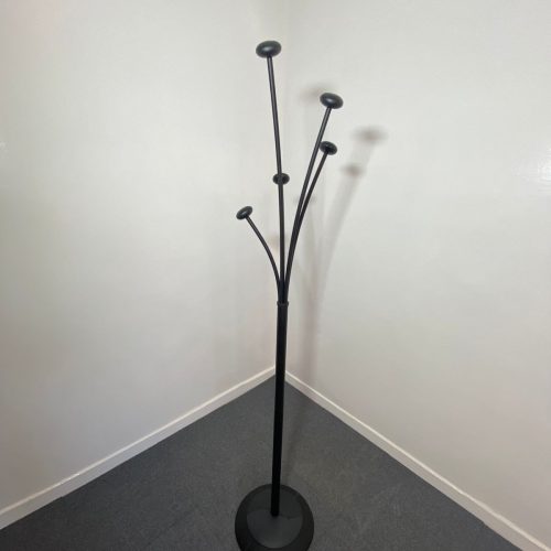 Annonce: Porte manteau professionnel Alba 5 patères noir finition bois