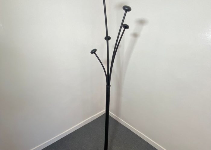 Image annonce: Porte manteau professionnel Alba 5 patères noir finition bois