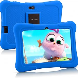 Annonce Tablette 7 pouces pour enfants Quad Core Android 10, 16 Go, WiFi, Bluetooth, double