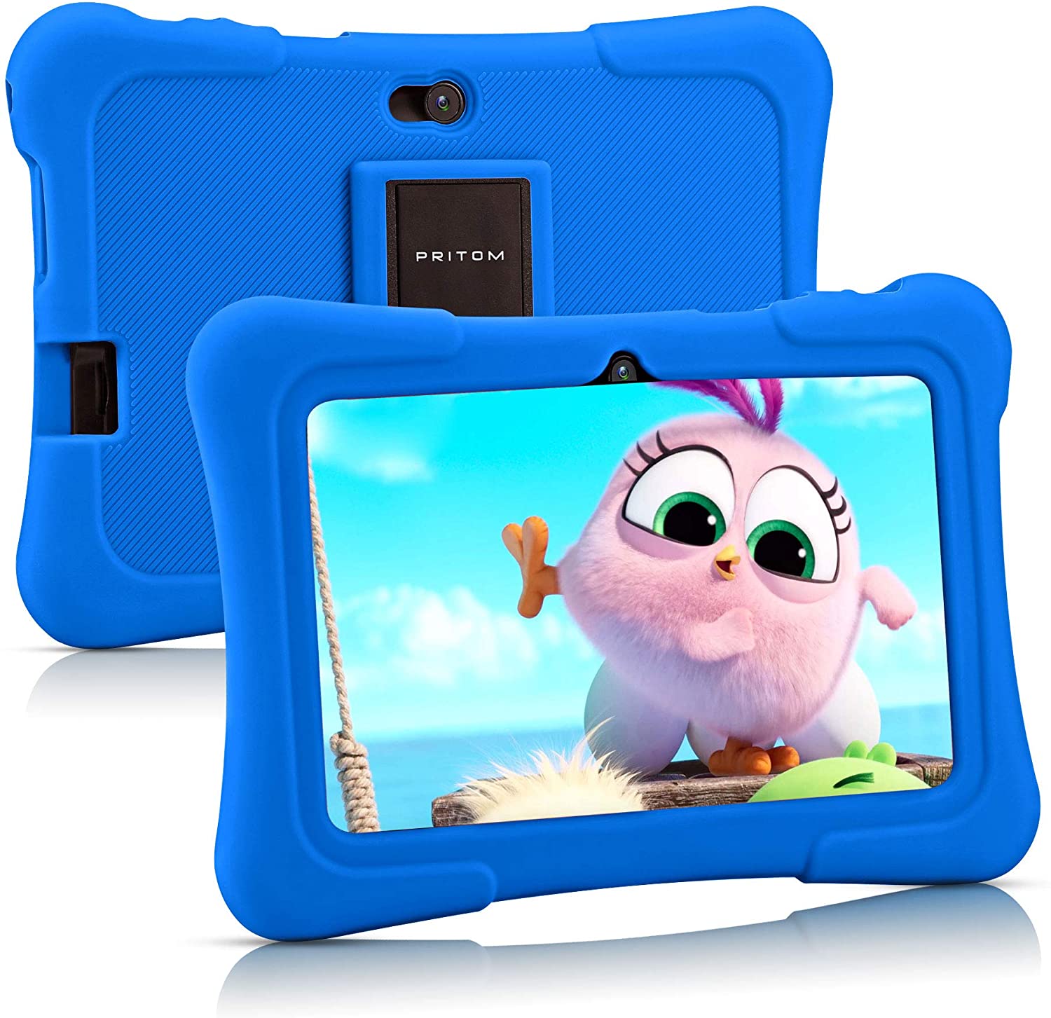 Tablette 7 pouces pour enfants Quad Core Android 10, 16 Go, WiFi,  Bluetooth, double