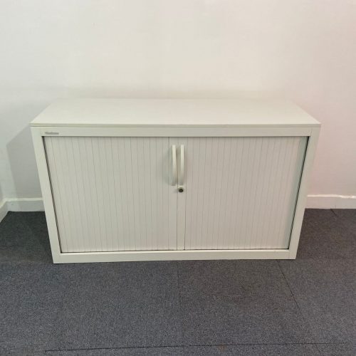 Annonce: Armoire basse Steelcase 120x73cm blanche