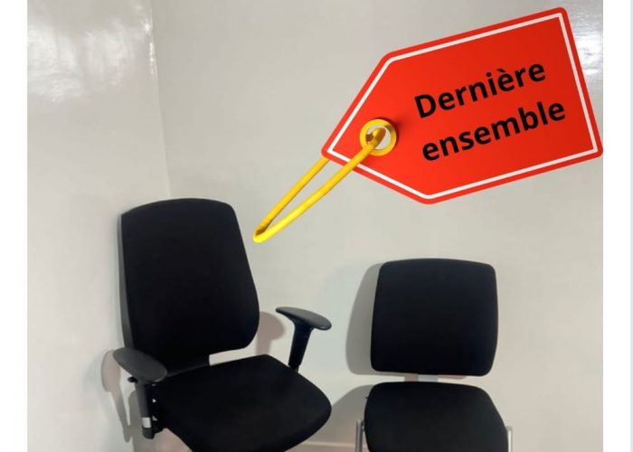 Image annonce: Chaise à roulette SERIWAY & visiteur SEDUS promo