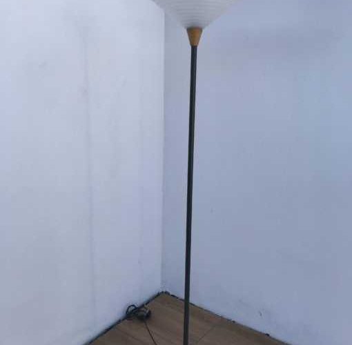 Image annonce: Lampadaire de bureau MANADE gris avec vasque verre