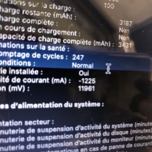 Annonce MacBook Pro ram8g/160g/Batterie 3h