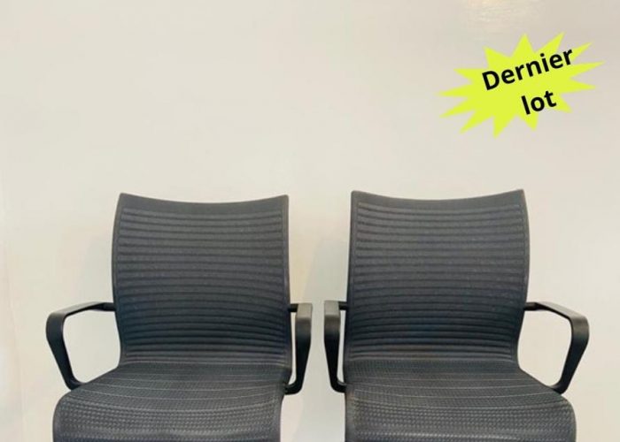 Image annonce: Lot deux chaise visiteur luge flex promo
