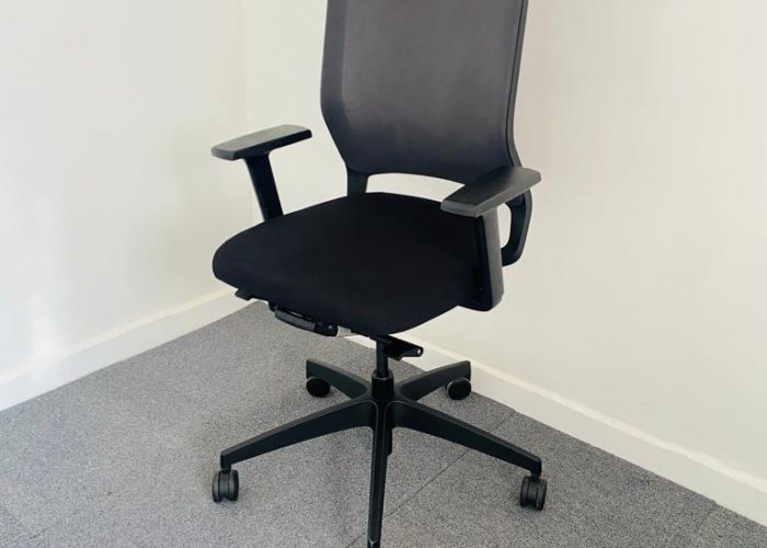 Image annonce: Sedus quarterback chaise a roulette couleur noir