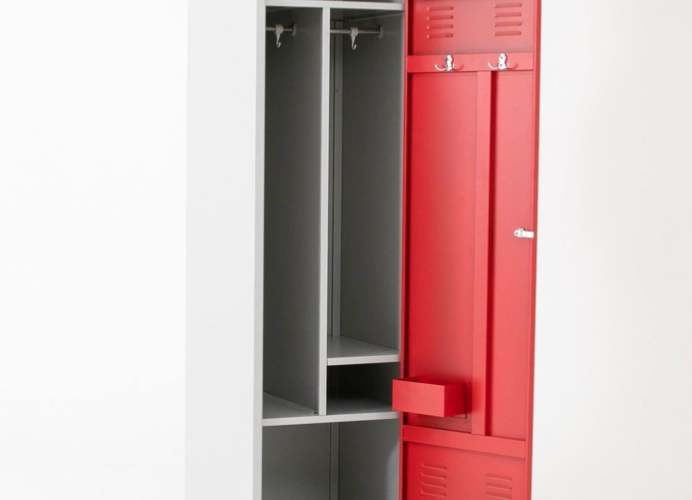 Image annonce: Vestiaire pompier 1 case monobloc sur pieds