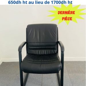 Annonce Chaise visiteur luge GRD simili cuir comfort