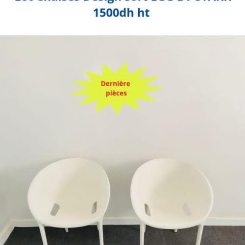 Annonce: Lot chaises Design Soft EGG By Stark promo