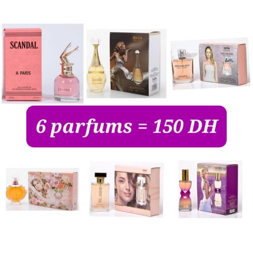 Annonce: pack de 6 parfums disponible en promotion