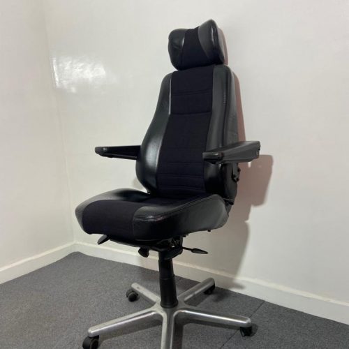 Annonce: Siege de bureau cuir pro 24h/24 usage intensif