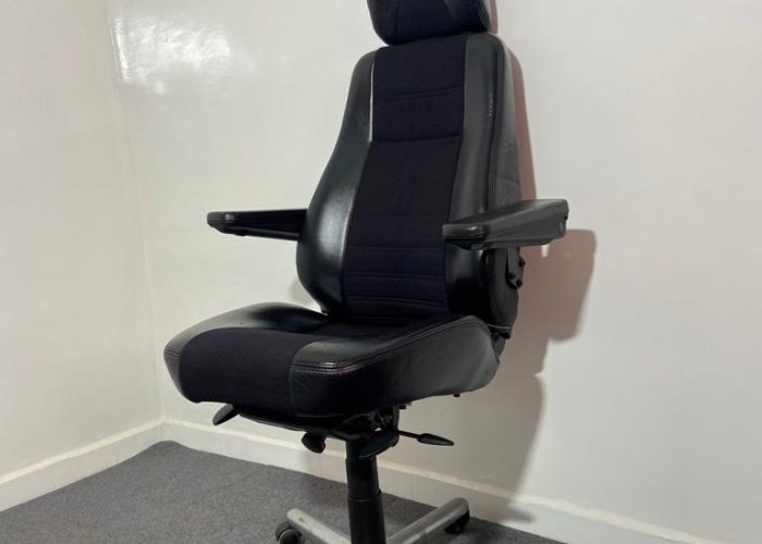 Image annonce: Siege de bureau cuir pro 24h/24 usage intensif