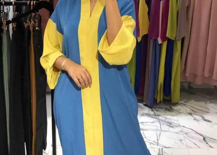 Image annonce: Abaya avec ceinture à bn qualité