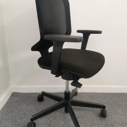 Annonce: Chaise à roulette Giroflexe dossier resille promo