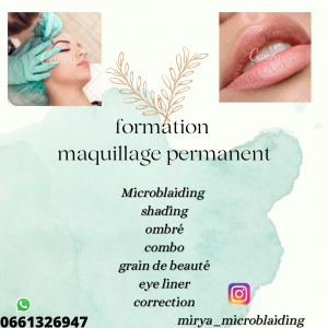 Annonce Formation maquillage permanent