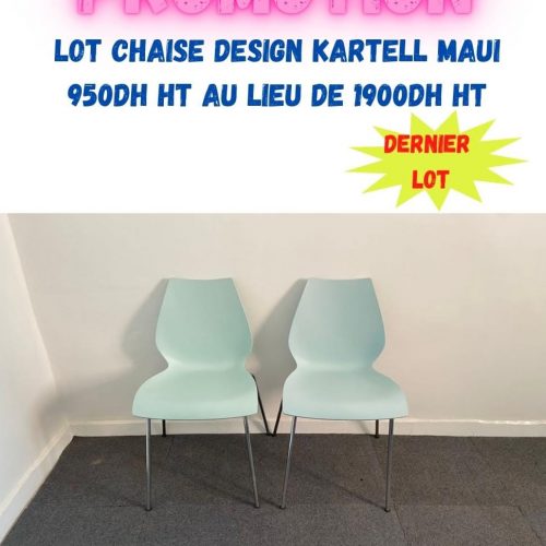 Annonce: Lot Chaise design Kartell Maui Vico Magistretti