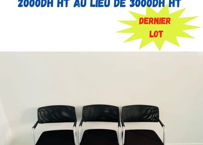Image annonce: Lot chaise visiteur sitland luge promo