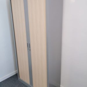 Annonce Armoire Porte coulissante gris/marron 100x200cm
