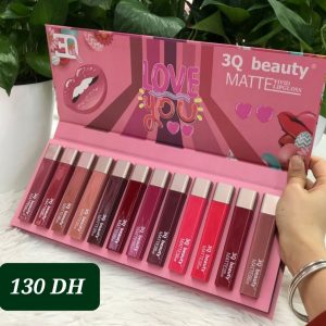 Annonce coffret 12 gloss matt de diffèrentes couleurs en promotion