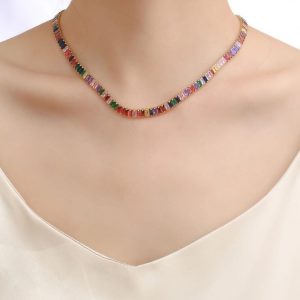 Annonce Collier acier inoxydable colorés
