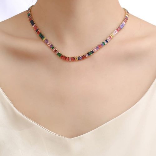 Annonce: Collier acier inoxydable colorés