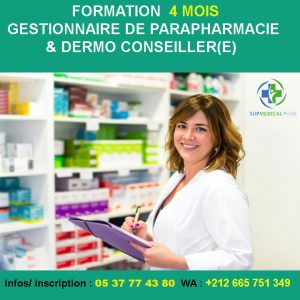 Annonce Formation Gestionnaire en Parapharmacie et conseiller(ère) Dermo-Cosmétique
