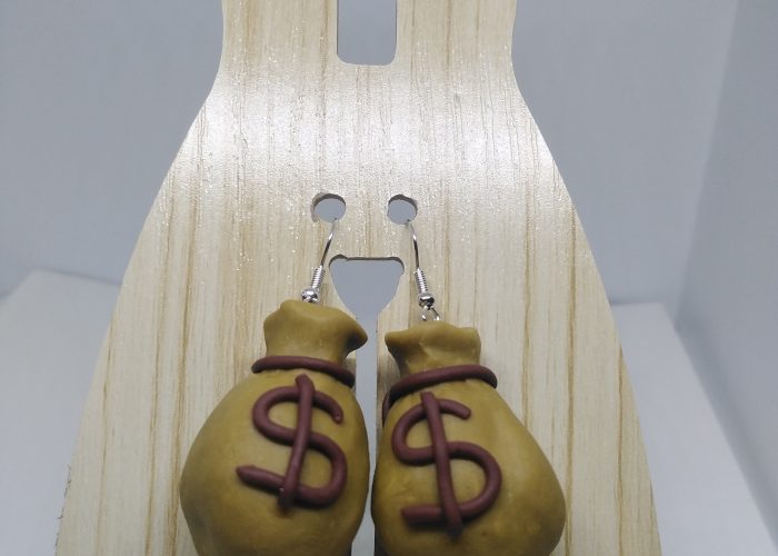 Image annonce: Money bag earrings