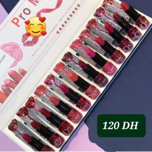 Annonce pack 12 rouge à lèvres matt en promotion