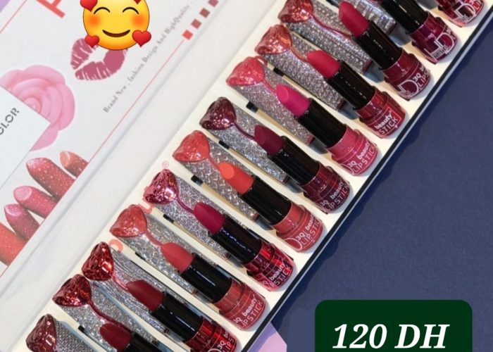 Image annonce: Pack 12 rouge à lèvres matt en promotion