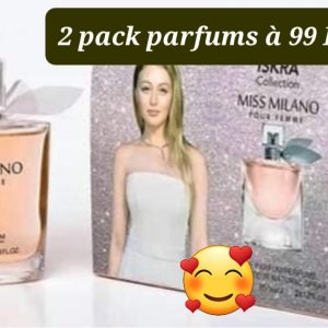 Annonce pack 2 parfum en promotion