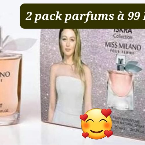 Annonce: pack 2 parfum en promotion