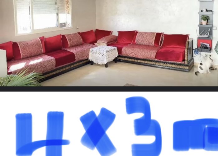 Image annonce: Salon L beldi 4*3