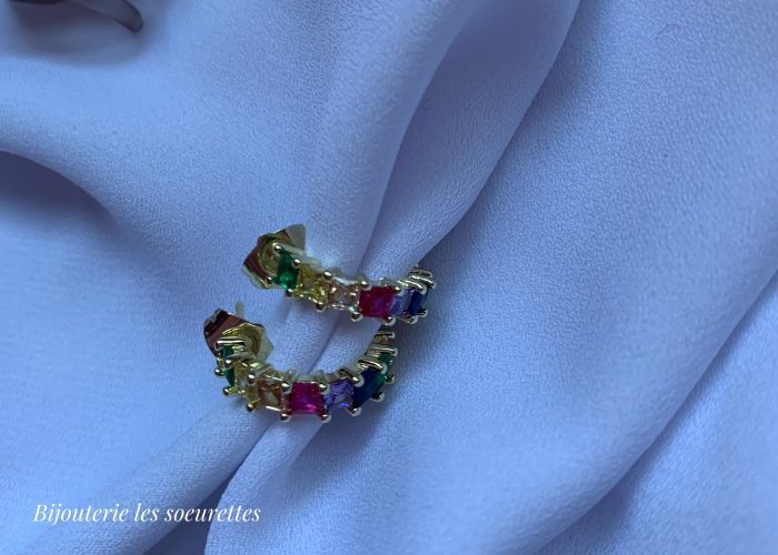 Image annonce: Boucles d’oreilles en acier